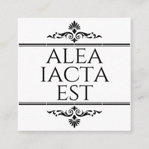 Carte D'accompagnement Alea Iacta Est