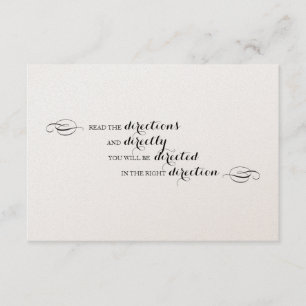 Carte D'accompagnement Alice in Wonderland Instructions insérer