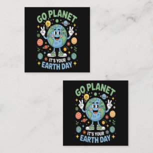 Carte D'accompagnement Allez planète c'est votre jour de la Terre