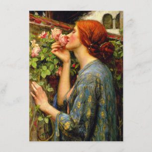Carte D'accompagnement Âme de la rose John William Waterhouse