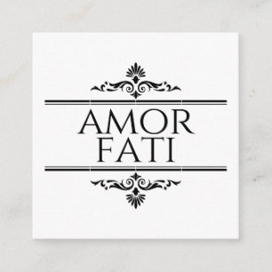 Carte D'accompagnement Amor Fati
