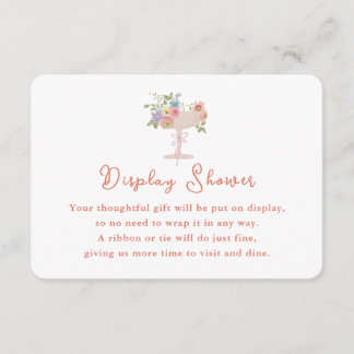 Carte D'accompagnement Amour dans Bloom Garden Fête des mariées Affichage