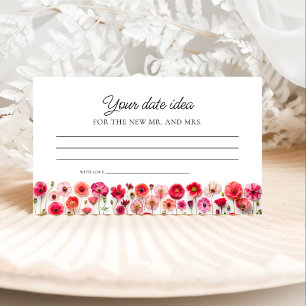 Carte D'accompagnement Amour en fleurs Idées de soirées romantiques avec 