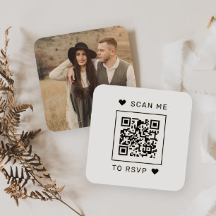 Carte D'accompagnement Analysez-moi vers le Carré de réponse de code QR M