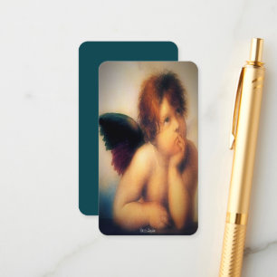 Carte D'accompagnement Ange Putti avec prière