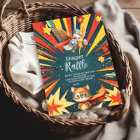 Animaux amusants Superhero Baby shower Diapper Raf