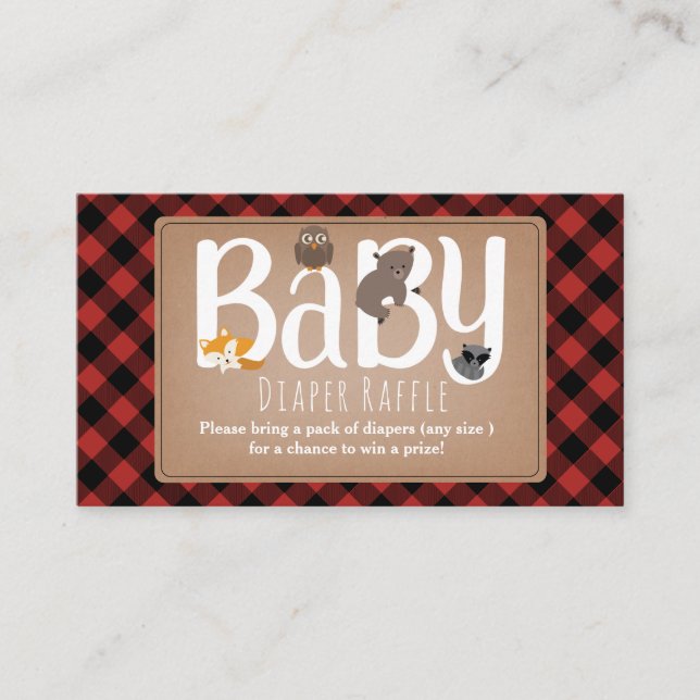 Carte D'accompagnement Animaux endormis Étoiles Plaid Déchets Raffle (Devant)