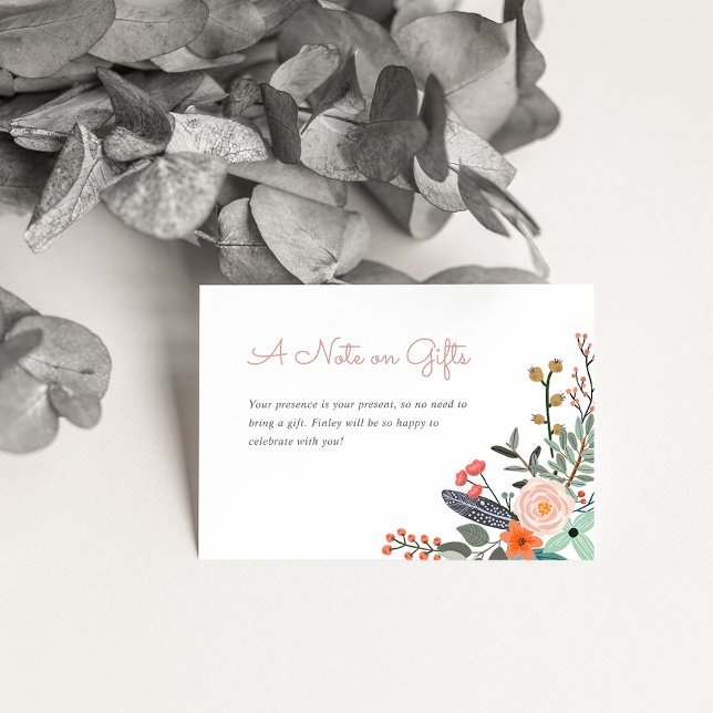 Carte D'accompagnement Anniversaire de enfant Party Pas de cadeaux (Créateur téléchargé)