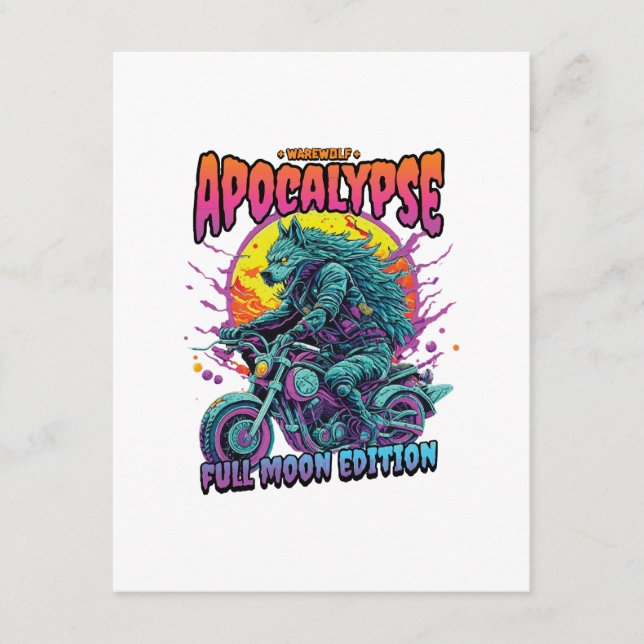 Carte D'accompagnement Apocalypse du loup-garou (Devant)