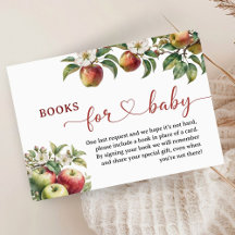 Apple Baby shower Fall Orchard Livres Pour Bébé