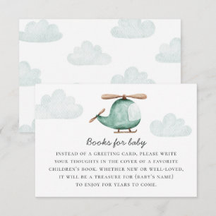 Carte D'accompagnement Apporter un livre pour demande de Baby shower   He