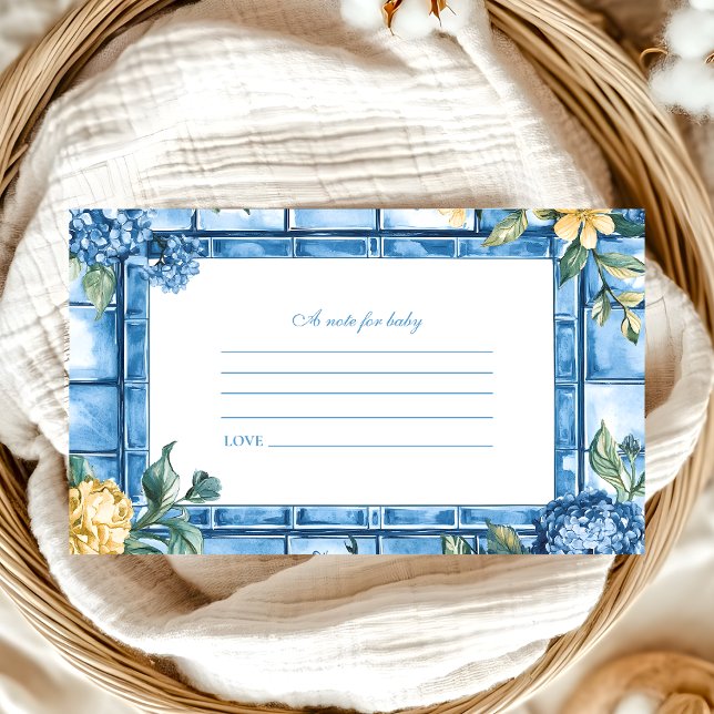 Carte D'accompagnement Aquarelle Ciao, Baby Italian Baby S Note pour bébé (Créateur téléchargé)