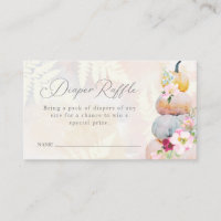 Aquarelle Citrouille Baby shower Déchets Raffin