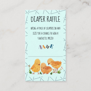 Carte D'accompagnement Aquarelle Cute Poulet Famille Déchets Raffin