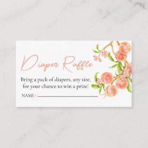 Carte D'accompagnement Aquarelle de raffle de couches Une petite pêche do
