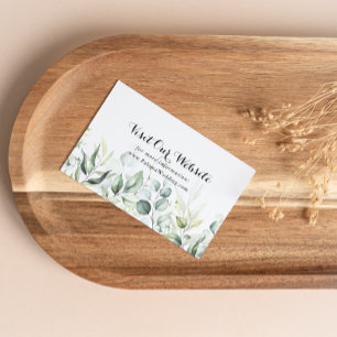 Carte D'accompagnement Aquarelle Eucalyptus Mariage de verdure