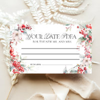 Aquarelle Hiver Floral Date Nuit Idées