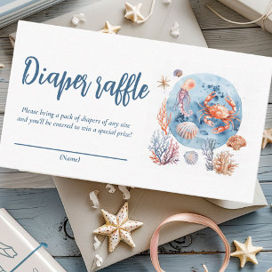 Carte D'accompagnement "Aquarelle marine Coral Reef Delties