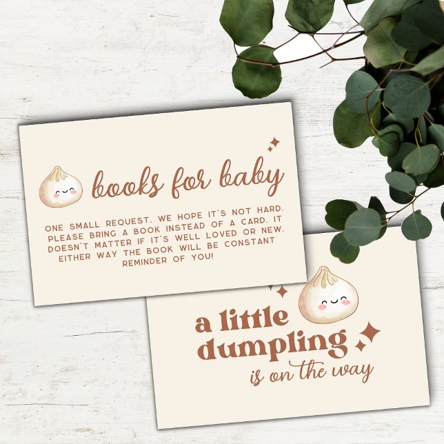 Carte D'accompagnement Aquarelle neutre Petits livres à jeter pour bébé (Créateur téléchargé)