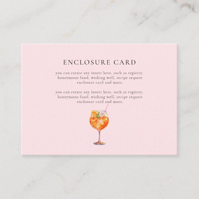 Carte D'accompagnement Aquarelle Rose Amour Coup de Foudre au Premier Spr (Devant)