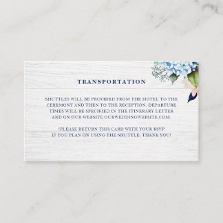 Carte D'accompagnement Aquarelle Rustique Floral Mariage Transport