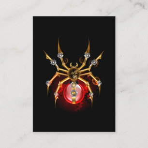 Carte D'accompagnement Araignée en vapeur noire