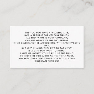 Carte D'accompagnement Arbre monétaire / Envoi d'invitation de bien d'att