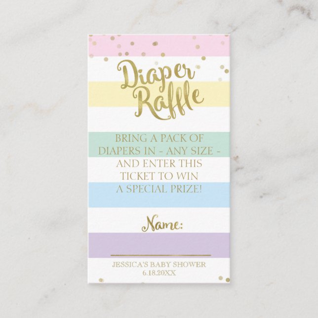 Carte D'accompagnement Arc en arc-en-ciel Baby shower rabat insertion (Devant)