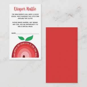 Carte D'accompagnement Arc-en-ciel Apple, Baby shower-rabat