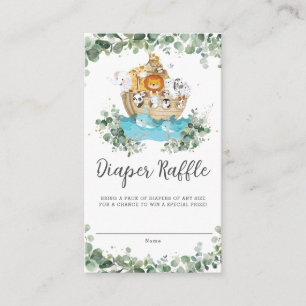 Carte D'accompagnement Arche de Noé de verdure Brochure de couches neutre