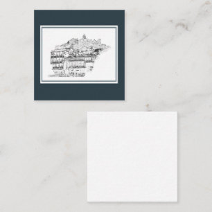 Carte D'accompagnement Architecture de rue Tbilissi Georgia