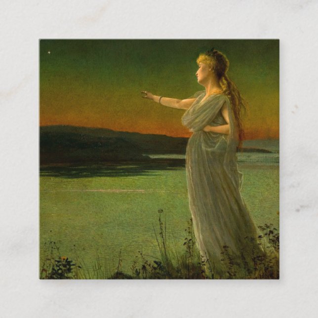 Carte D'accompagnement Ariadne à Naxos John Atkinson Grimshaw  (Devant)