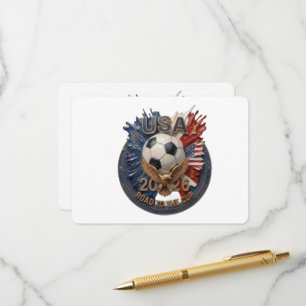 Carte D'accompagnement Art de fan de football américain Illustration