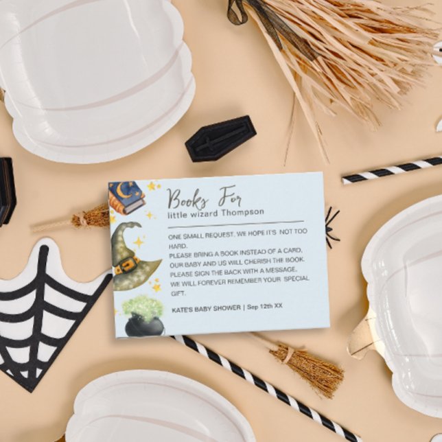 Carte D'accompagnement Assistant Baby shower de demande de carnet de garç (Créateur téléchargé)