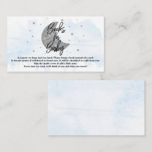 Carte D'accompagnement Au-Dessus De La Lune   Boys Baby shower Livres Pou
