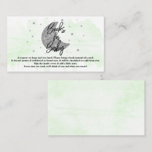 Carte D'accompagnement Au-Dessus De La Lune   Livres De Baby shower Neutr