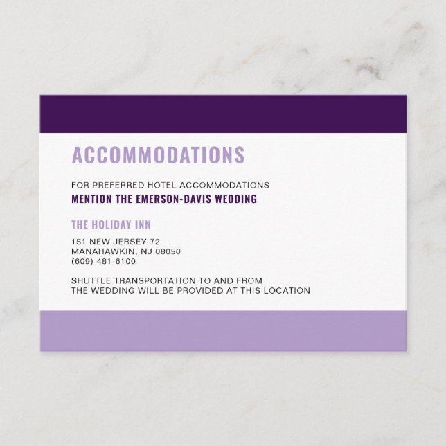 Carte d'accompagnement audacieuse et colorée (Devant)