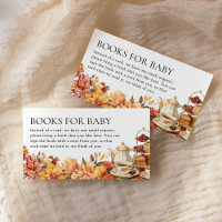 Automne Floral Tea Party Baby showers Livres pour