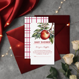 Carte D'accompagnement Automne Harvest Pomme Succursale Baby shower Flora