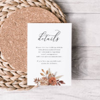 Automne Rustique Floral, Mariage Détail