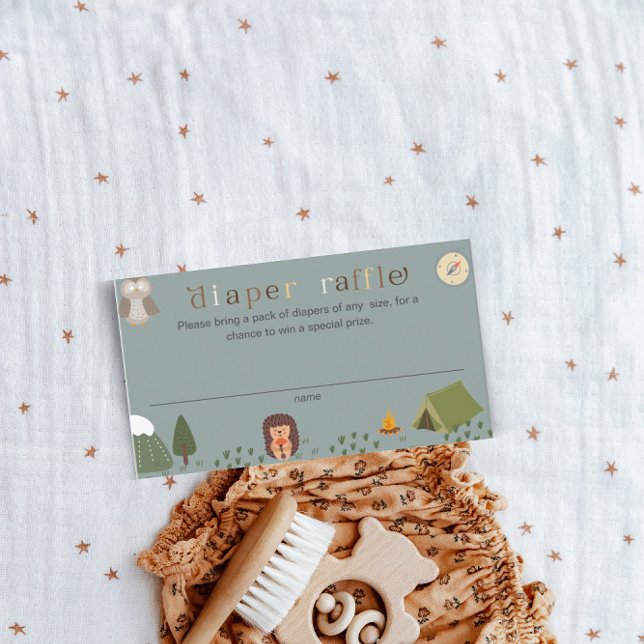 Carte D'accompagnement Aventure Baby shower de calculette neutre pour les (Créateur téléchargé)