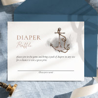 Aventure nautique Baby shower blanc Déchets Raffle