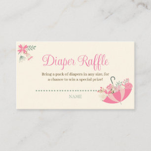 Carte D'accompagnement Avril Douches Apportent Mai Fleurs Déchets Raffle