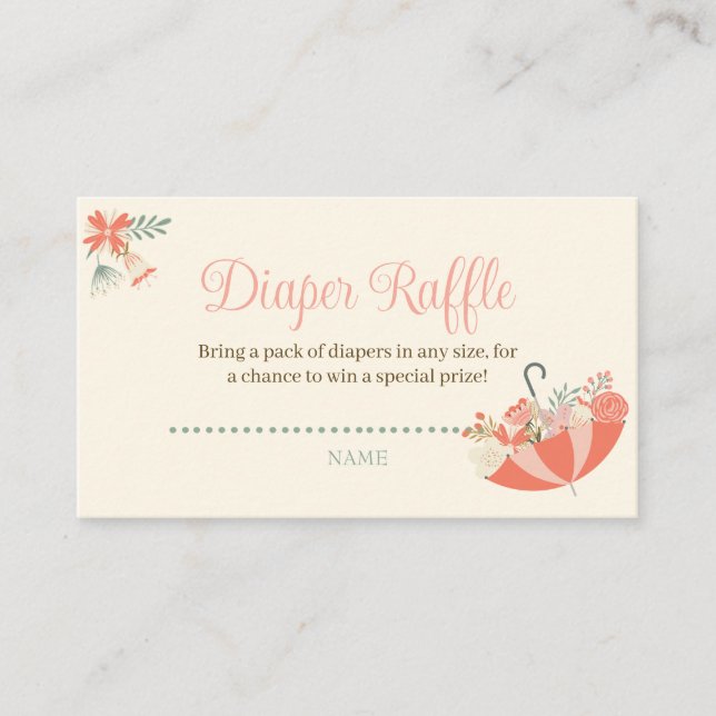 Carte D'accompagnement Avril Douches Apportent Mai Fleurs Déchets Raffle (Devant)
