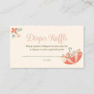 Carte D'accompagnement Avril Douches Apportent Mai Fleurs Déchets Raffle