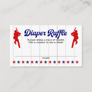 Carte D'accompagnement Baby Boy Douche, Baseball, Billet Refle de couches