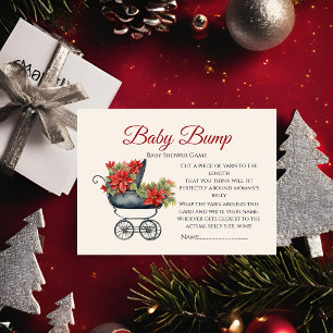 Carte D'accompagnement Baby Bump Jeu XMas de transport Guess Moms Taille 