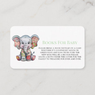 Carte D'accompagnement Baby Elephant Sewn Patchwork Livres Pour Bébé