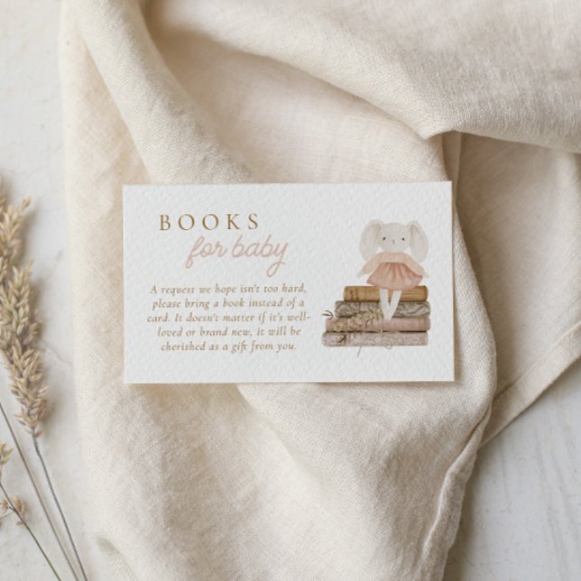 Carte D'accompagnement Baby Girl Clothesline Boho Books for Baby (Créateur téléchargé)