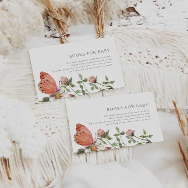 Carte D'accompagnement Baby in Bloom Fleur sauvage Baby shower Demande de (Créateur téléchargé)